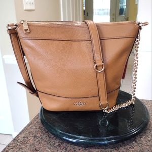 Coach Paxto Duffle Tan Cross body